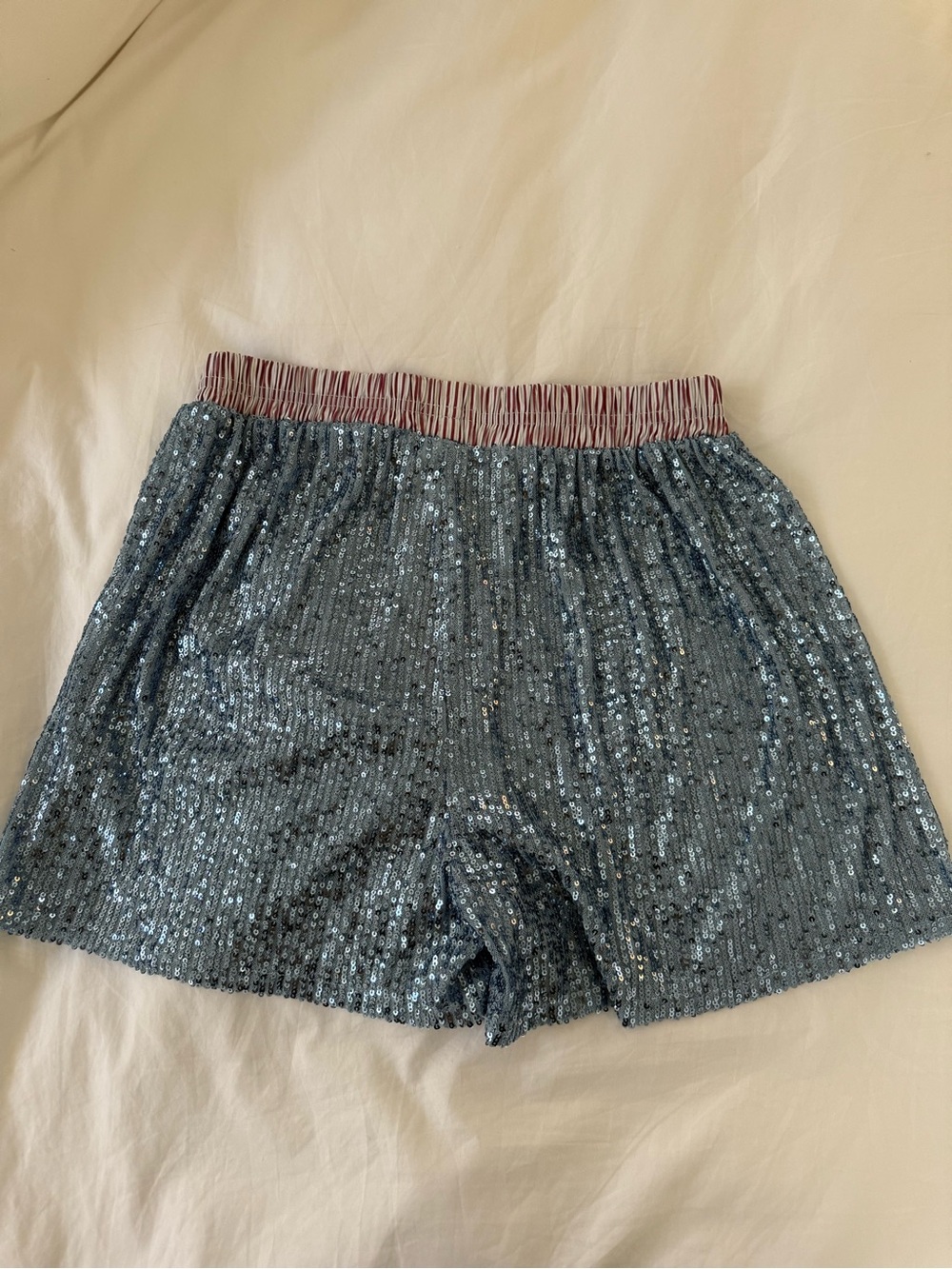 Hand Over Sequin Shorts Medium Blue Ex-Boyfriend Boxer Party